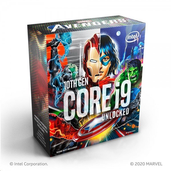 Intel Core i9-10850KA Comet Lake 10-Core 3.6 GHz LGA 1200 125W Desktop Processor only - Avengers Limited Edition - BX8070110850KA