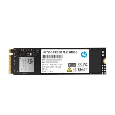 HP SSD EX900 M.2 500GB PCIe 3.0 x4 NVMe 3D TLC NAND Internal Solid State Drive 2YY44AA#ABC