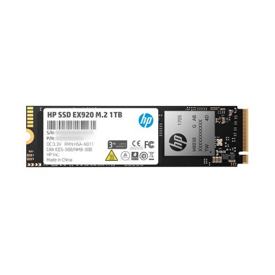 HP SSD EX920 M.2 1TB PCIe 3.0 x4 NVMe 3D TLC NAND Internal Solid State Drive 2YY47AA#ABC