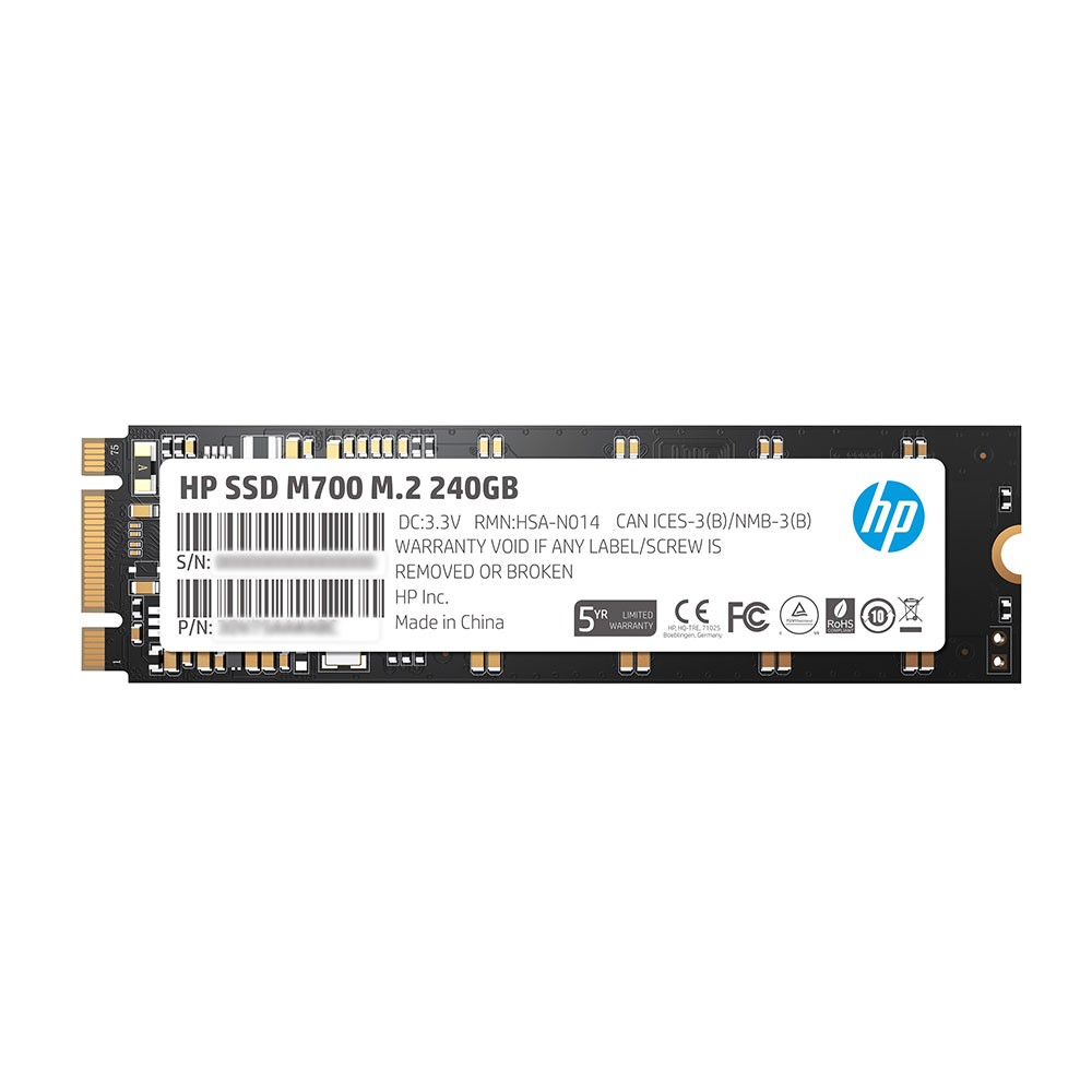 HP M700 M.2 240GB SATA III Planar MLC NAND Internal Solid State Drive (SSD) 3DV77AA#ABC