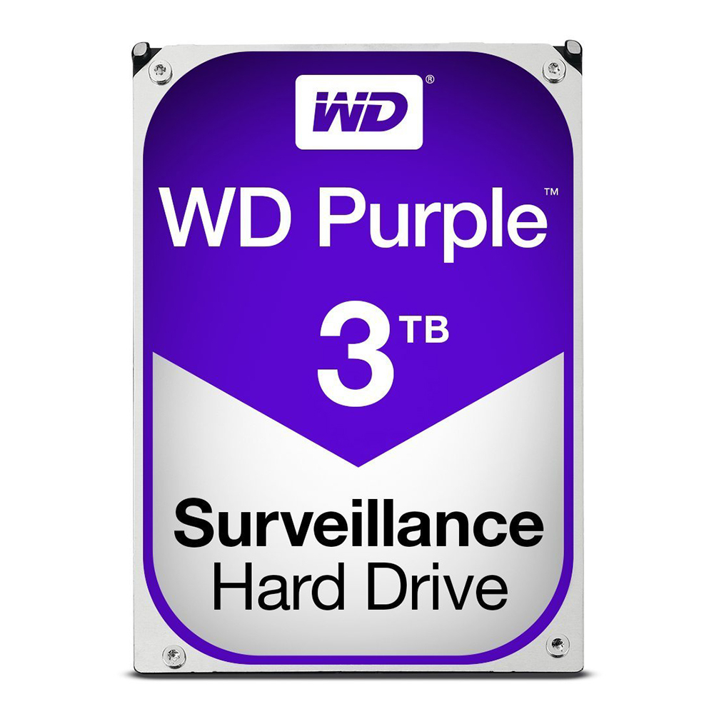 WD Western Digital Purple 3TB Surveillance HDD SATA 3 Year Warranty WD30PURZ